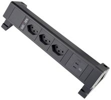 Presa multipla da tavolo Desk-Mountain 3×T13/2×USB-C 3m T12 F=10A
