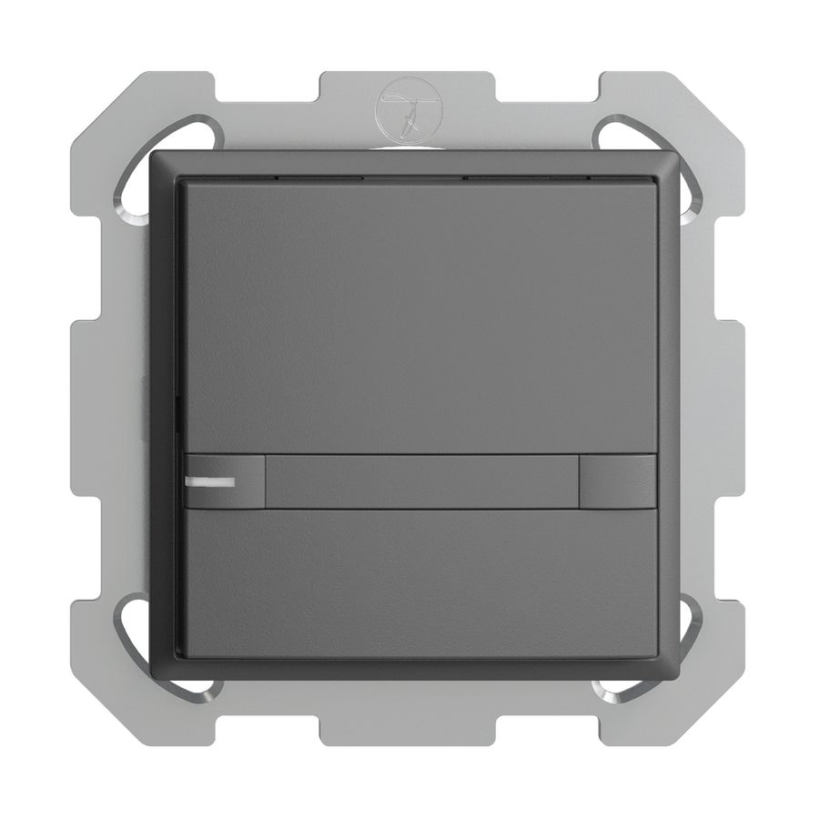 Poussoir KNX RGB ENC EDUE, 250mW, a.LED RGB, papier, 1×pouss., C.2×T., grf