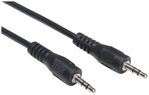 Câble audio analogique Ceconet, Jack 3.5mm ↔ Jack 3.5mm, AWG28, noir, 7.5m
