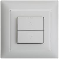 UP-Frontset EDIZIOdue FMI hellgrau für Storentaster/-schalter