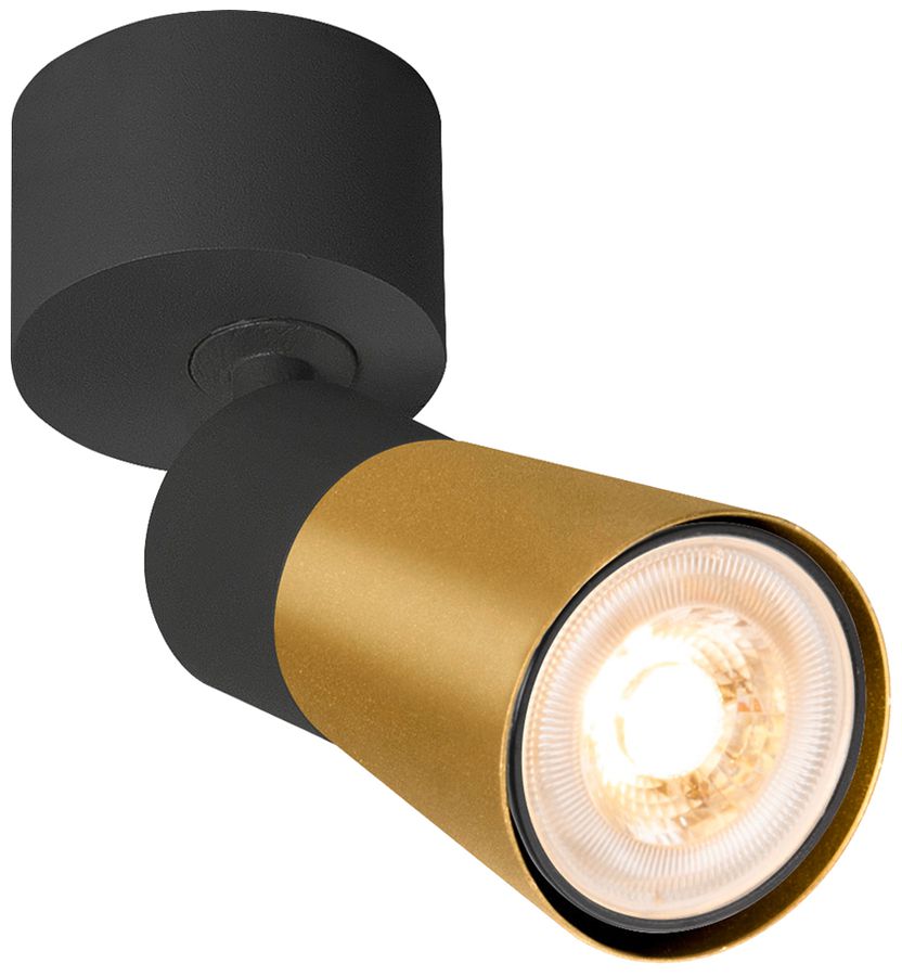Spot SLV PURI 2.0 Cone CW GU10 1×6W REG Ø55×123×97mm nero/oro