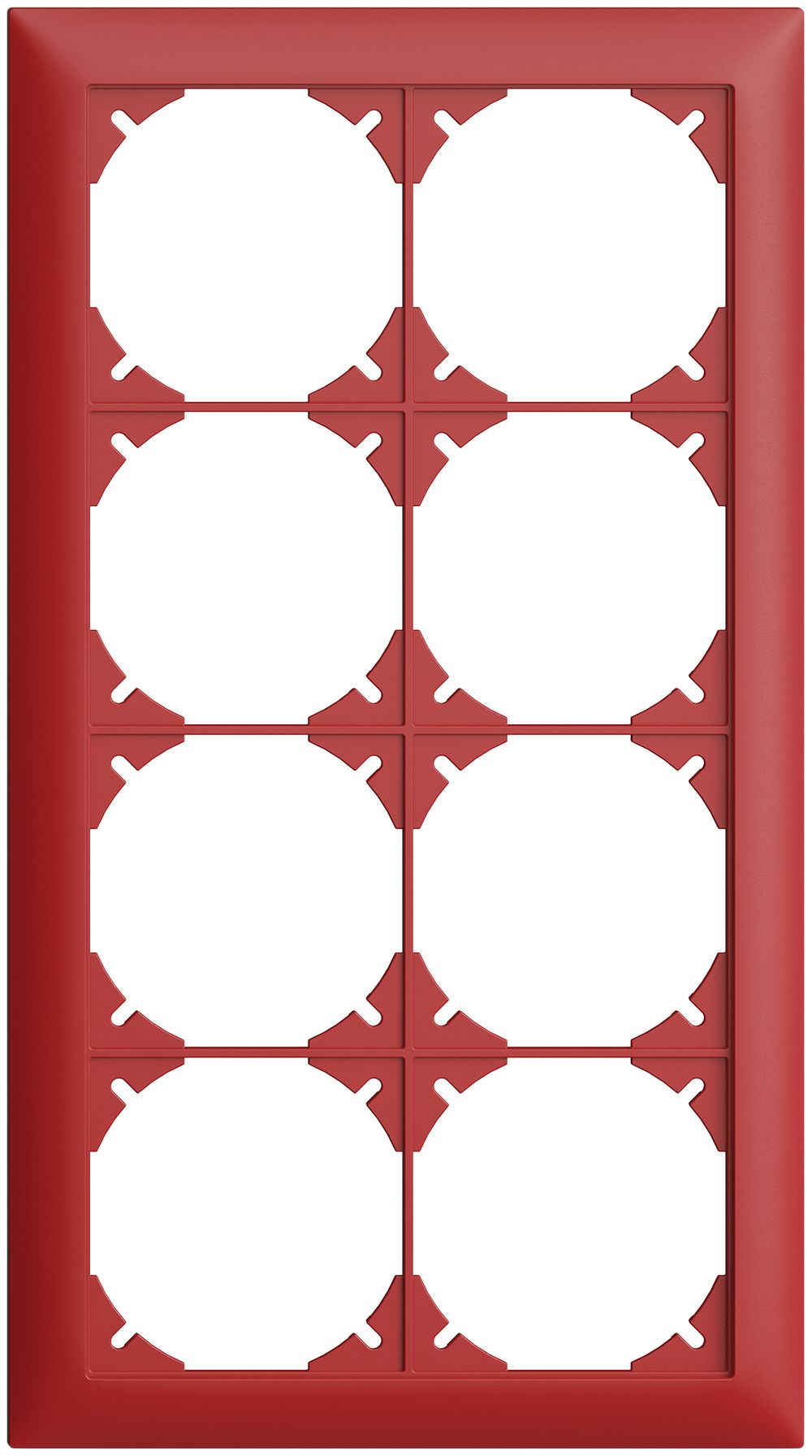 Abdeckrahmen EDIZIOdue 4×2 berry