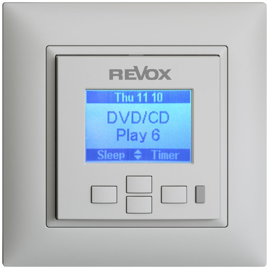 UP-Wanddisplay Revox EDIZIOdue hellgrau