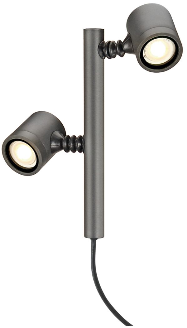 Spiessleuchte SLV NEW MYRA, 2×GU10 4.5W IP44 anthrazit
