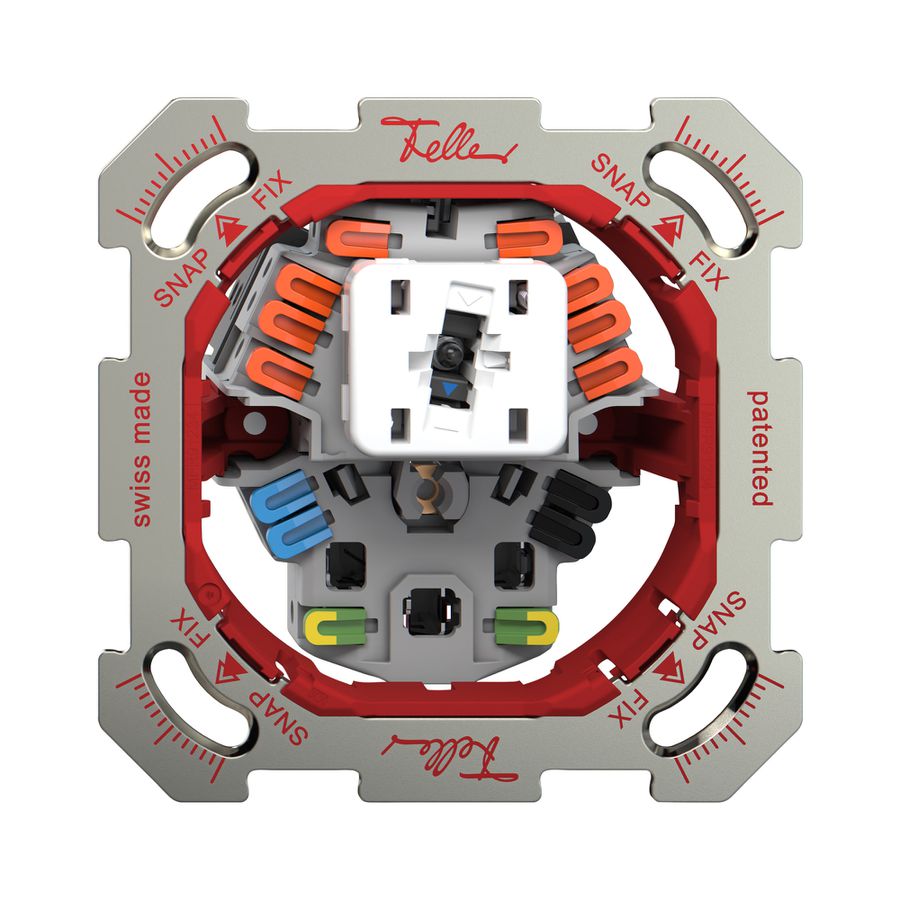 Combinaison ENC Feller SNAPFIX® S6K+T23 lat.bl
