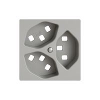 Montageset EDIZIO.liv SNAPFIX® für 3×T23 hgu