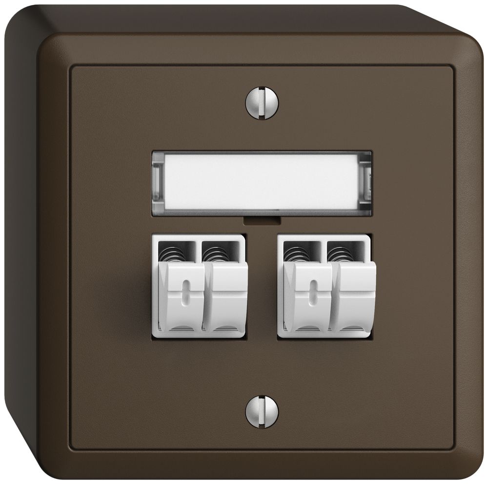 AP-Audiodose Push Type EDIZIOdue FX, 2×, Beschriftungsset, coffee