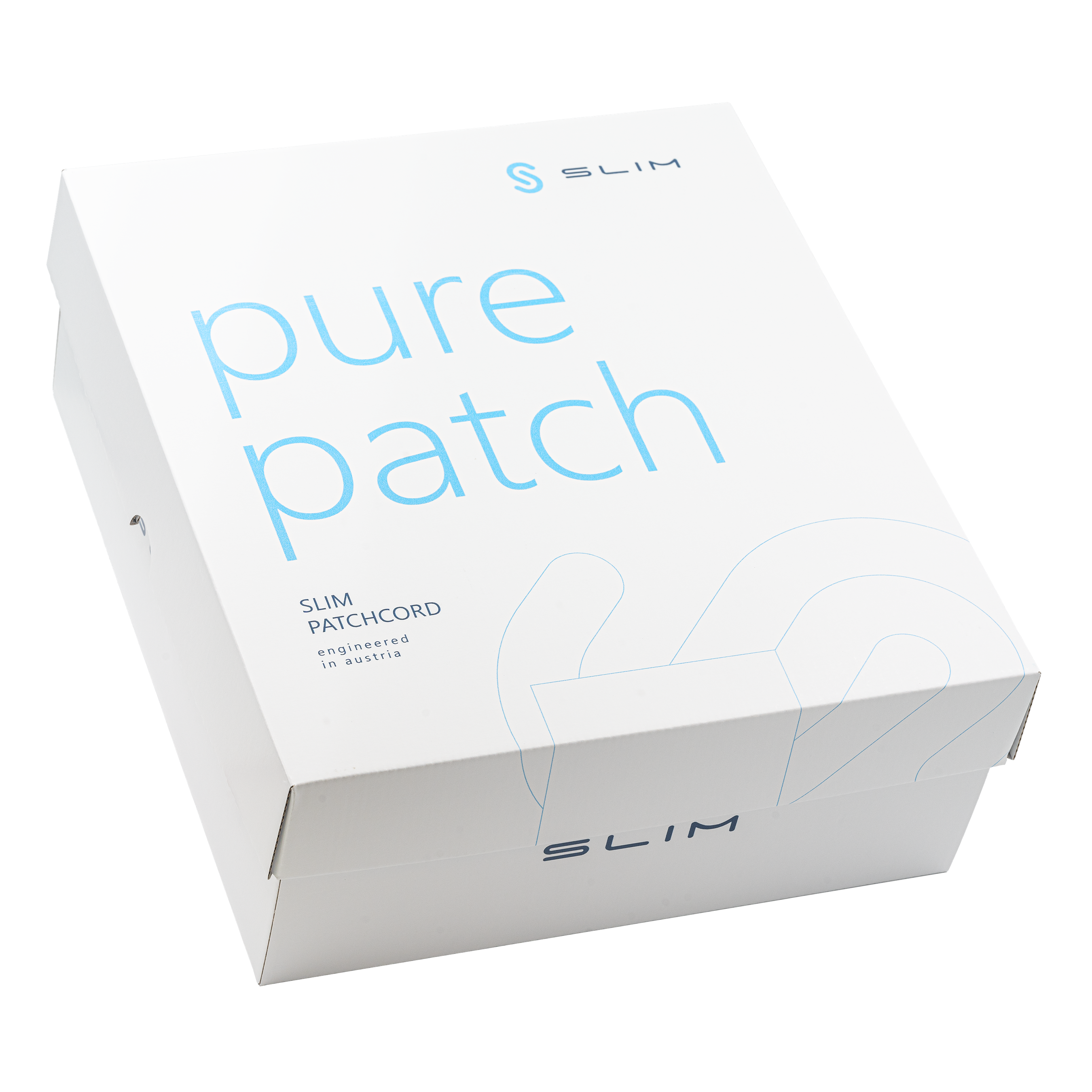 SLIM Patchkabel: 1m, gelb, 90-Pack Cat.6A, U/FTP, LSOH, Klinke unbrechbar