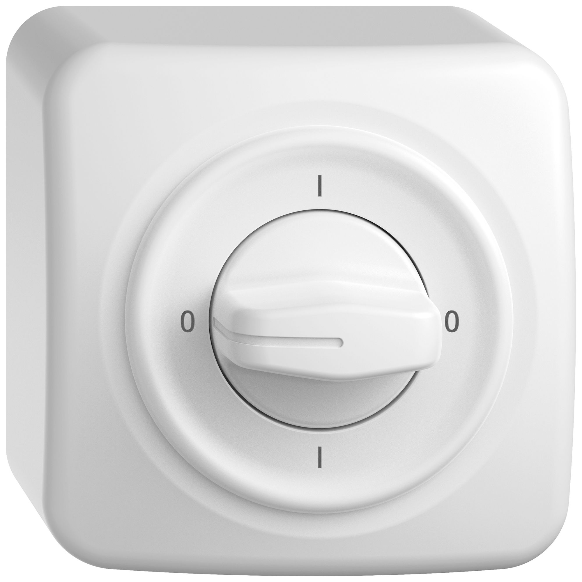 AP-Drehschalter STANDARDdue SNAPFIX® Drehgriff Ausschalter 0/3L ws