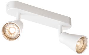 Decken-/Wandleuchte SLV AVO DOUBLE CW GU10 2×50W 240×95×115mm weiss