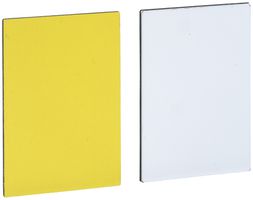 Plaquette Schneider Electric 18×27mm blanc, ou jaune