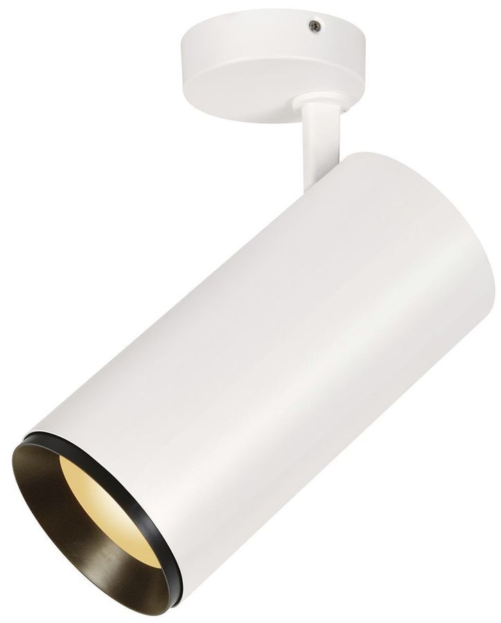 Plafonnier LED SLV NUMINOS SPOT PHASE XL 36W 3290lm 2700K 24° blanc/noir