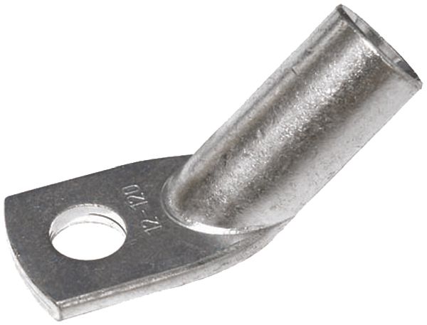 Winkel-Rohrkabelschuh 45° INTERCABLE Standard, 25mm², M6, gaSn, nach UL