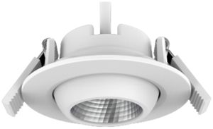 Downlight LED INS DOTLUX CIRCLEmini-AC 5W 400lm 3000K 40° bianco