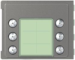Frontale con 6 tasti per modulo di chiamata 8 tasti Sfera Robur