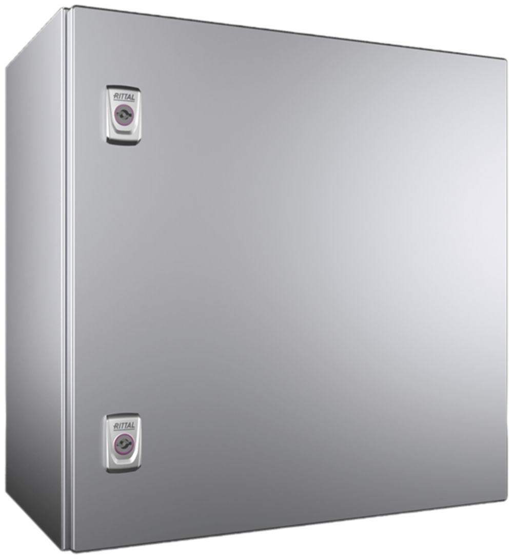 Armoire compacte Rittal AX, 1 porte, IP66, 500×500×300mm, acier fin V2A