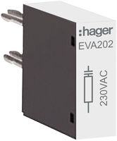Module RC Hager 230VAC pour fusibles EV018…EV038, EVN032…EVN045, EVL014…EVL027