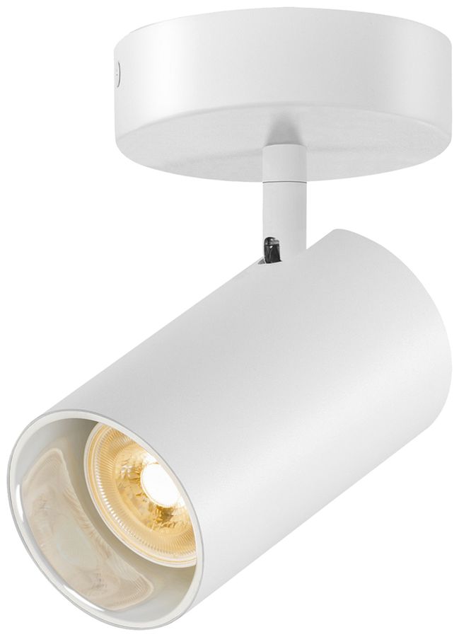 Spot SLV ASTO TUBE GU10 1×10W Ø70×125mm blanc