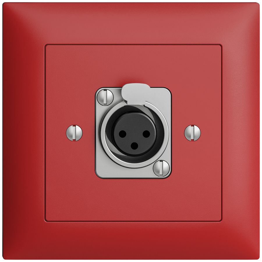 Kit de montage ENC EDIZIOdue XLR 3L P berry