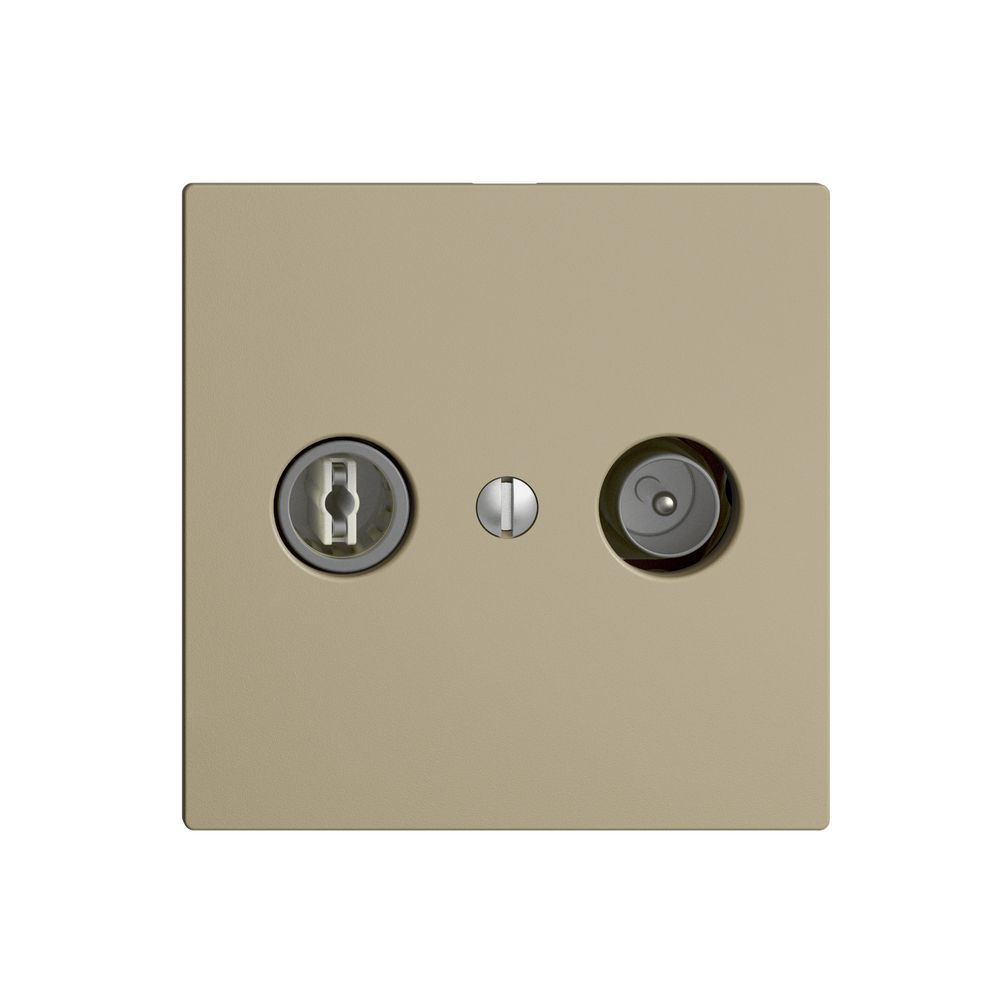 UP-TV-R-Dose EDIZIOdue 4dB sand Breitbanddose 5…2000MHz, F