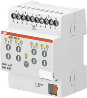 REG-KNX-Jalousieaktor ABB 4-fach 6A 24VDC, mit Handbet.