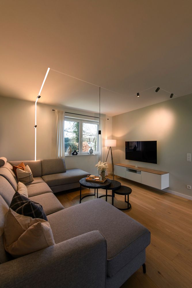 Spot LED SLV IN-LINE 22 48V TRACK 14W 1140lm 927 95° DALI 435×22mm nero