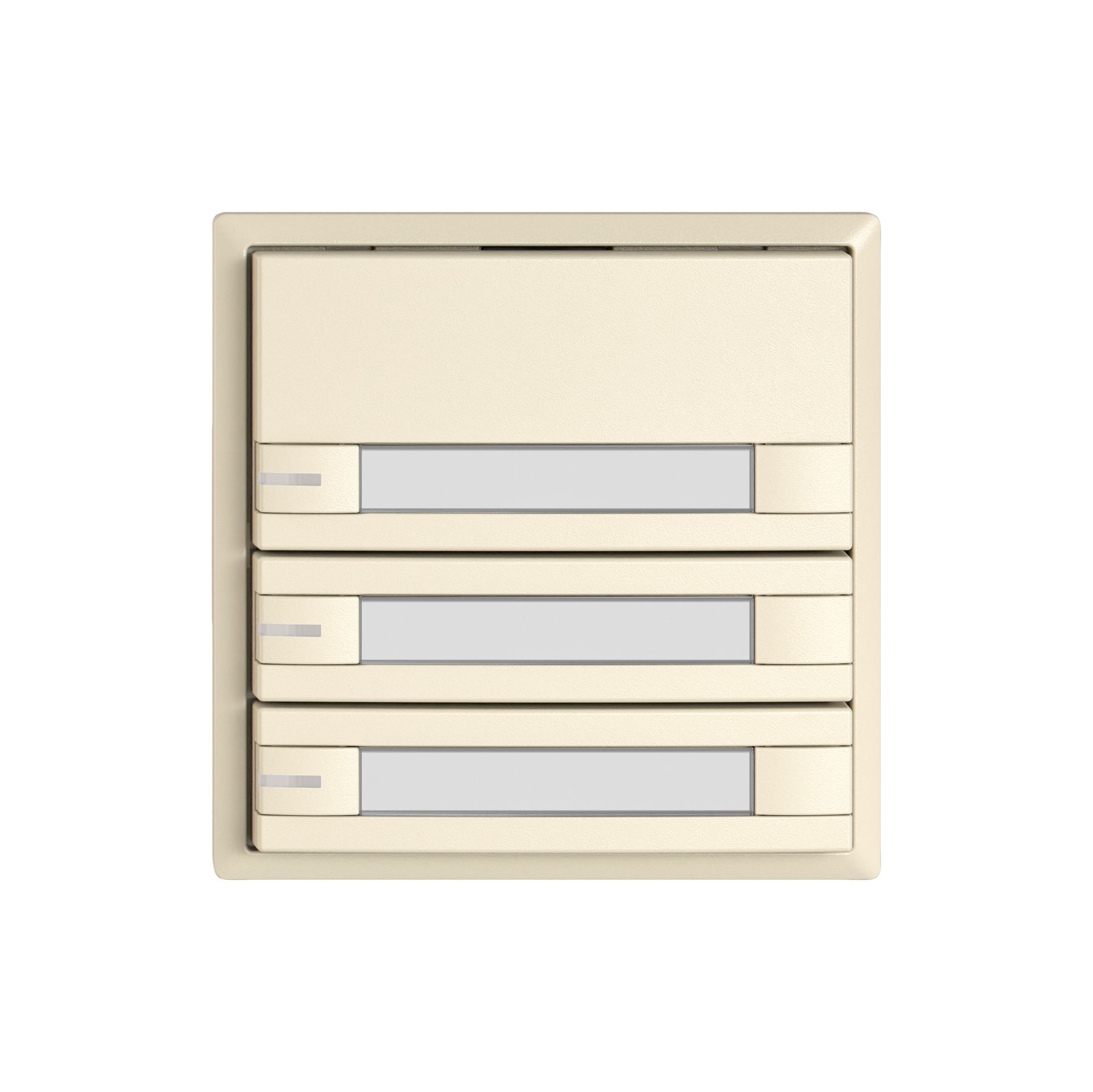 Universaltaster EDIZIO.liv UNI SNAPFIX® m.LED RGB 3× 2-Tbed.Pap.cr