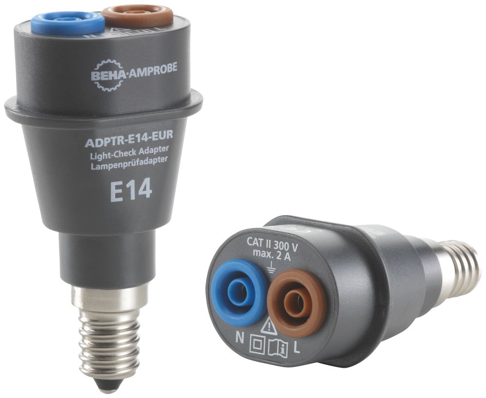 Lampenprüfadapter Fluke E14