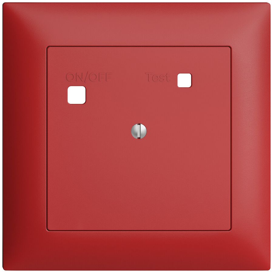 Frontset EDIZIOdue zu FI-Steckdose FMI, blind, berry