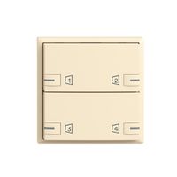 Montageset EDIZIOdue zeptrionAIR F, WLAN, RGB-LED, 2×Taste, 2×Bedienung van