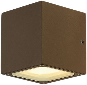 Wandleuchte SLV SITRA CUBE, 2×GX53 9W IP44 rostfarben