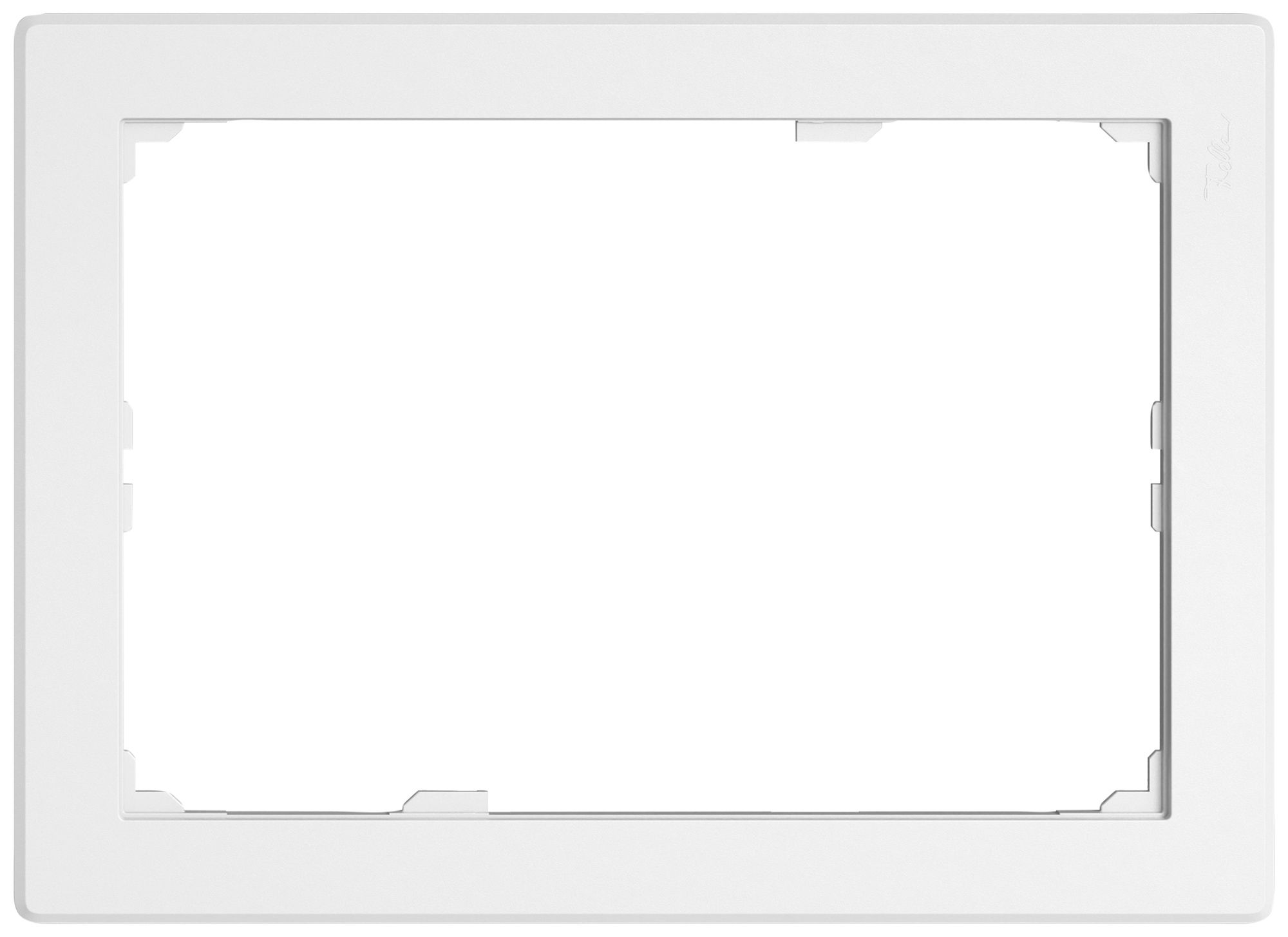Abdeckrahmen EDIZIO.liv 2×3 208×148mm weiss