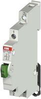 Contact poussoir INC ABB 16A 1no/nc vert