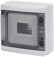 AP-Kleinverteiler Gewiss 40 CD 1-reihig 8TE Tür IP65 210×215×100mm