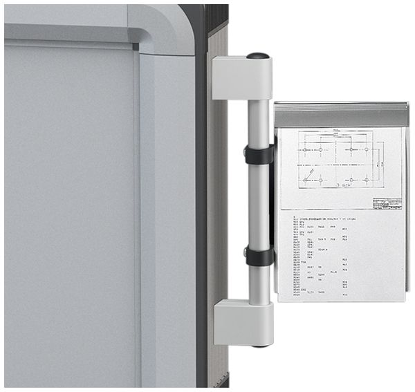 Dokumentenhalter Rittal CP 6013.000 315×225mm Metall grau