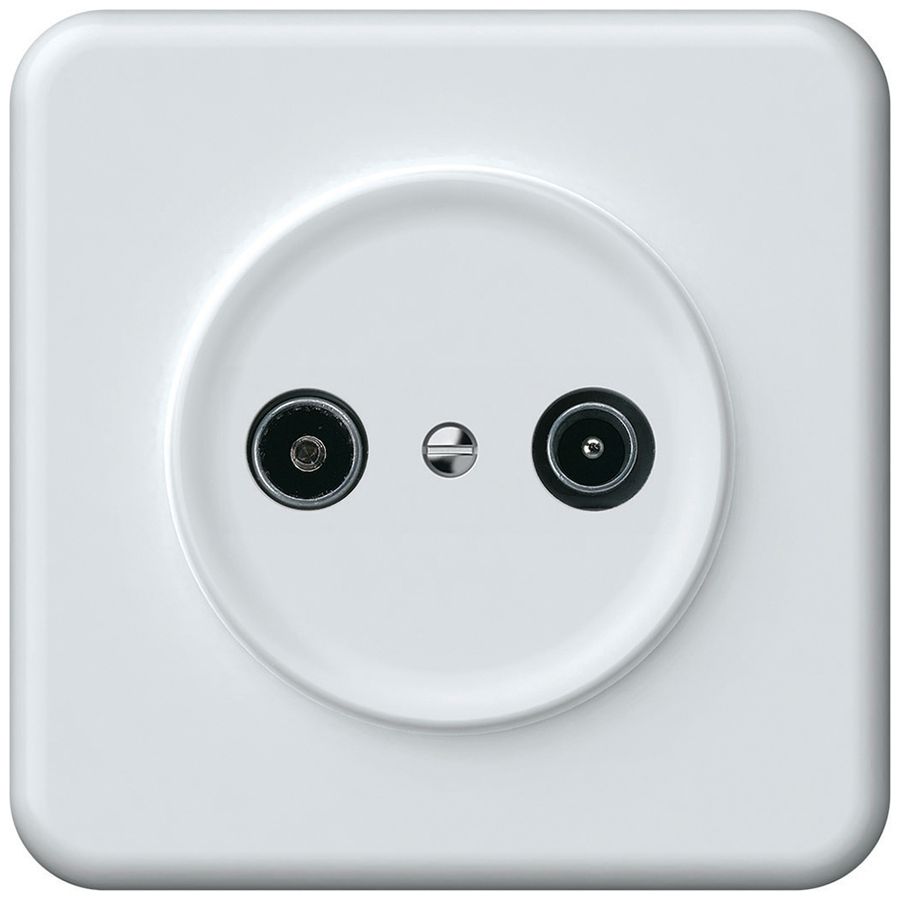 Prise antenne ENC TV-R origin prise de passage 18.5dB 1.7dB blanc