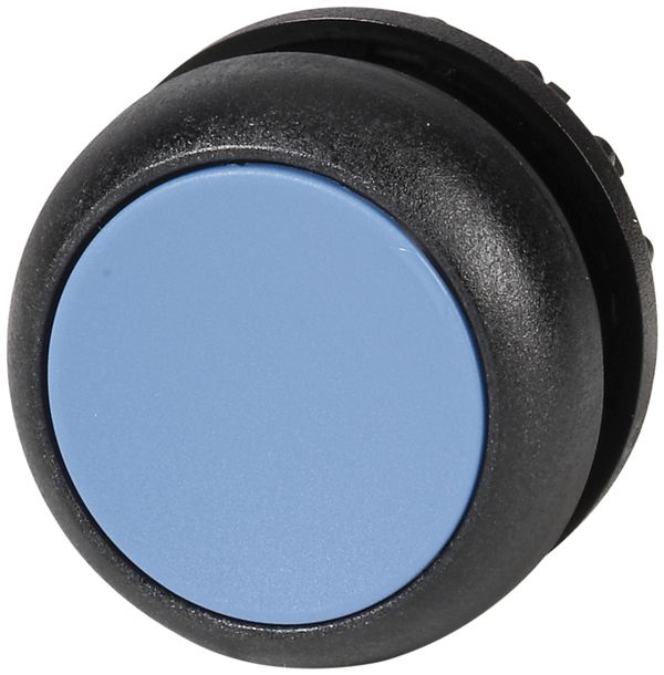 Drucktaste ETN RMQ flach schwarz, rastend, Ring schwarz