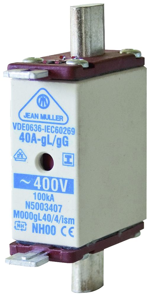 Fusibile HPC DIN-000 400V/80A gL/gG manopola isol.