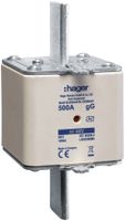 Fusibile HPC Hager DIN3 400VAC 500A gG/gL segnalatore doppio antiruggine