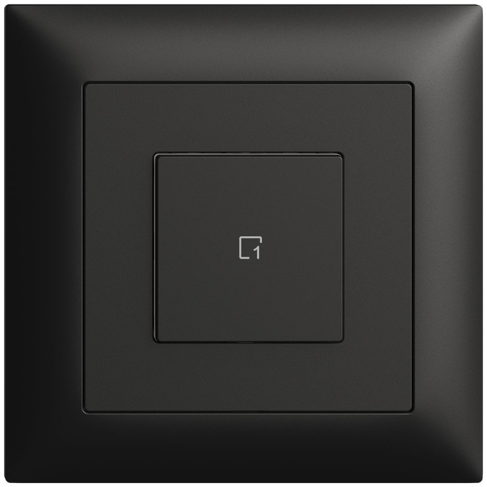 UP-Szenentaster 1 Szene/1T Edue Wiser schwarz