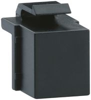 Blinddeckel Hager HMS, zu Keystone schwarz