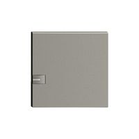 Taste 1/1 ZEP, leer, 1 LED dunkelgrau