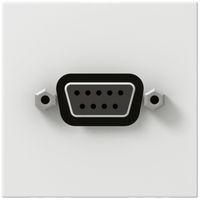 Presa INS MOS RS232 D-Sub/9L bianco