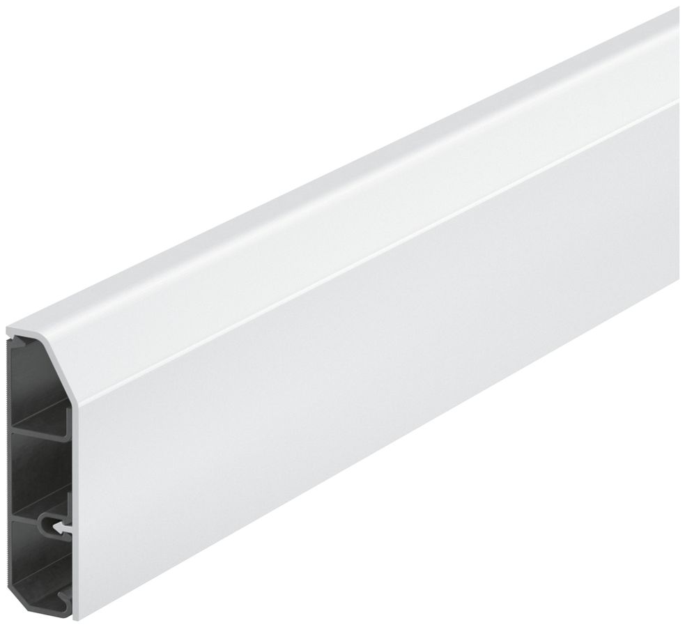 Plinthe Bettermann SL kit 20×70 9010, PVC, blanc pur, 9010
