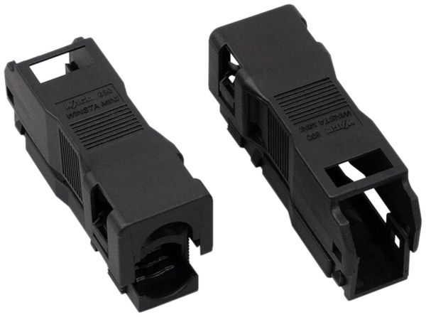 Boîtier à décharge de traction WINSTA MINI 2L f.Ø3.8…8.2mm, noir