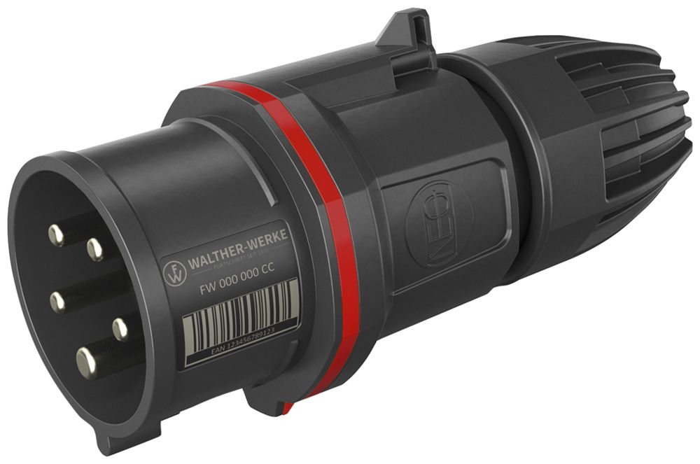 Fiche CEE NEO 5P 16A 380…415V 6h rouge IP54 borne sans vis