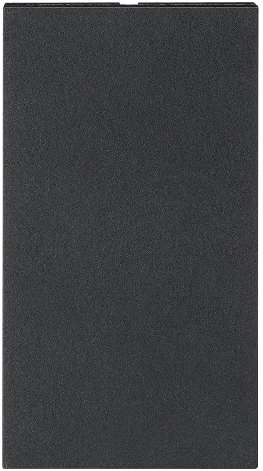 Placca di chiusura kallysto tebis per campo d'iscrizione 5 pezzi nero