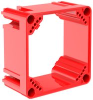 Aufsatzrahmen Morach-Technik CRALLO-LEU 1×1 40mm PE-HD GDP 850°C rot