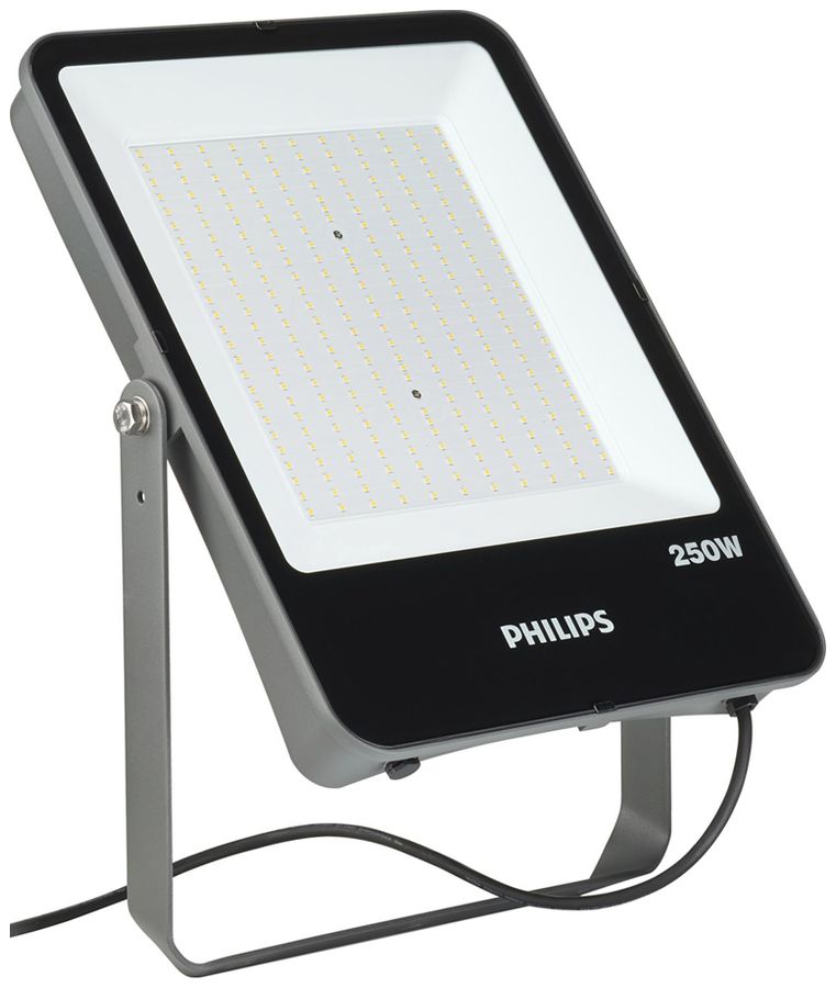 LED-Strahler Philips Ledinaire 250W 30000lm 840 IP65 110° 52×354×496mm grau