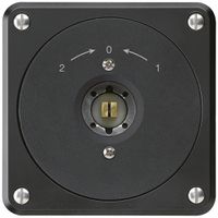 UP-Steckschlüsselschwenktaster robusto schwarz ohne Deckel Wechsler Kombi 4kt